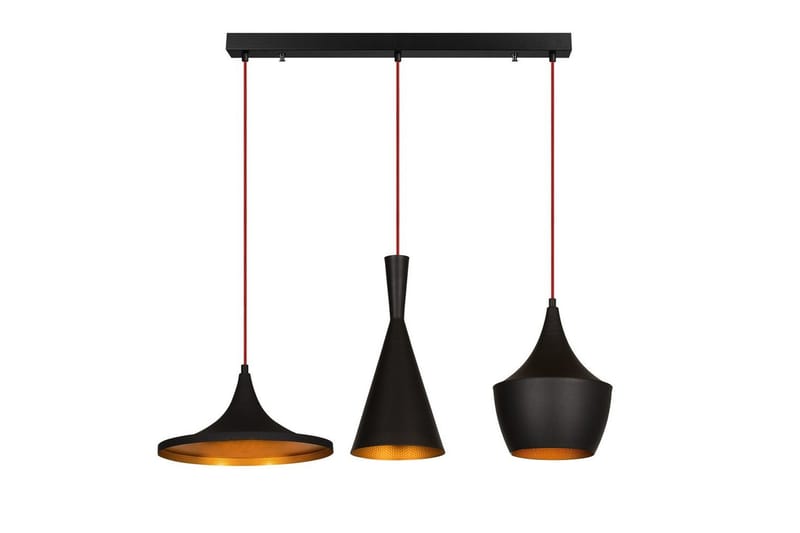 Loftlampe Mangol Sæt Sort / Rany - Guld/Sort - Belysning - Lamper & indendørsbelysning - Loftlampe - Pendellamper & hængelamper