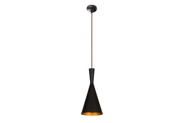 Loftlampe Mangol Sort / Rød Diameter: 19 cm - Mørkerød/Sort - Belysning - Lamper & indendørsbelysning - Loftlampe - Pendellamper & hængelamper