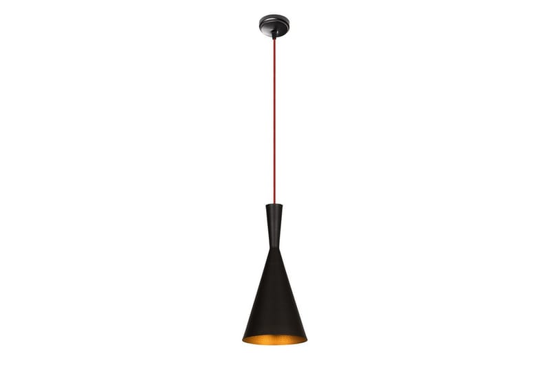 Loftlampe Mangol Sort / Rød Diameter: 19 cm - Mørkerød/Sort - Belysning - Lamper & indendørsbelysning - Loftlampe - Pendellamper & hængelamper