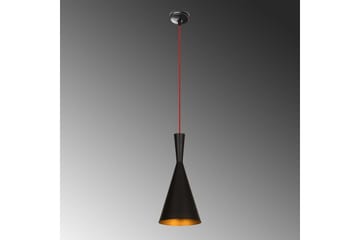 Loftlampe Mangol Sort / Rød Diameter: 19 cm - Mørkerød/Sort - Belysning - Lamper & indendørsbelysning - Loftlampe - Pendellamper & hængelamper
