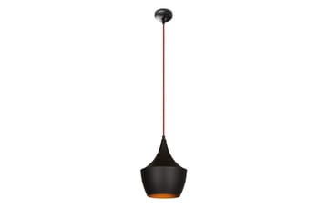 Loftlampe Mangol Sort / Rød Diameter: 23 cm - Mørkerød/Sort - Belysning - Lamper & indendørsbelysning - Loftlampe - Pendellamper & hængelamper
