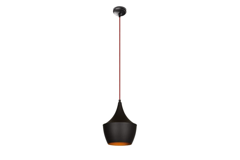 Loftlampe Mangol Sort / Rød Diameter: 23 cm - Mørkerød/Sort - Belysning - Lamper & indendørsbelysning - Loftlampe - Pendellamper & hængelamper
