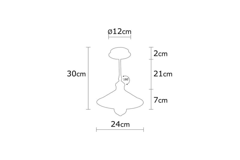 Loftlampe Marulbury Sort - Sort - Belysning - Lamper & indendørsbelysning - Loftlampe - Pendellamper & hængelamper