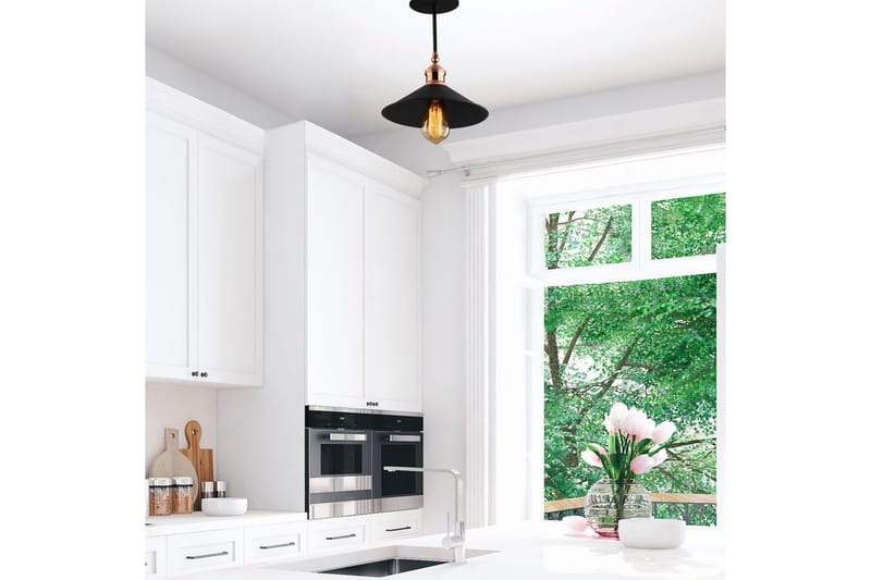 Loftlampe Marulbury Sort - Sort - Belysning - Lamper & indendørsbelysning - Loftlampe - Pendellamper & hængelamper