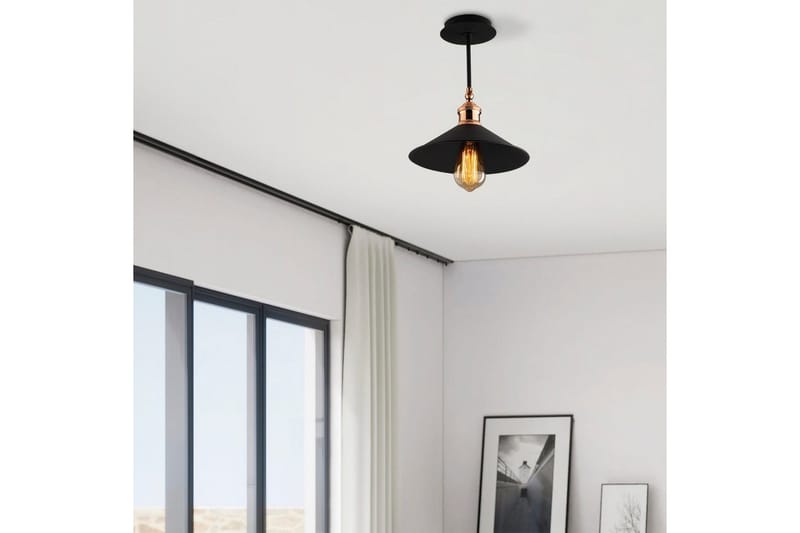 Loftlampe Marulbury Sort - Sort - Belysning - Lamper & indendørsbelysning - Loftlampe - Pendellamper & hængelamper