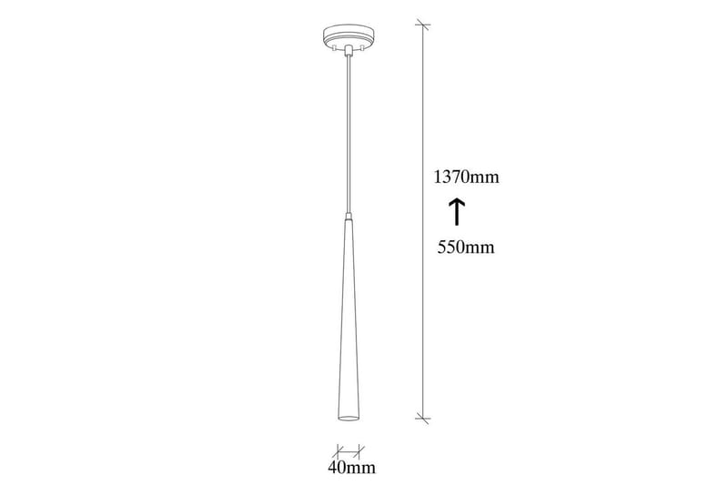 Loftlampe Matsuchi Sort Enkelt stik - Enkelt stik - Belysning - Lamper & indendørsbelysning - Loftlampe - Pendellamper & hængelamper