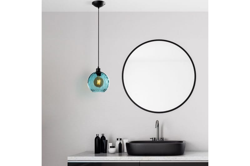 Loftlampe Mayur Blå / Sort - Blå / Sort - Belysning - Lamper & indendørsbelysning - Loftlampe - Pendellamper & hængelamper