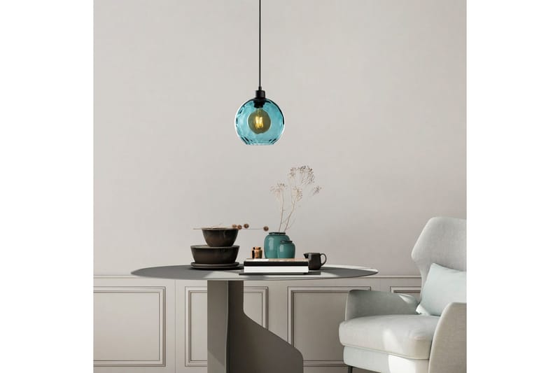 Loftlampe Mayur Blå / Sort - Blå / Sort - Belysning - Lamper & indendørsbelysning - Loftlampe - Pendellamper & hængelamper