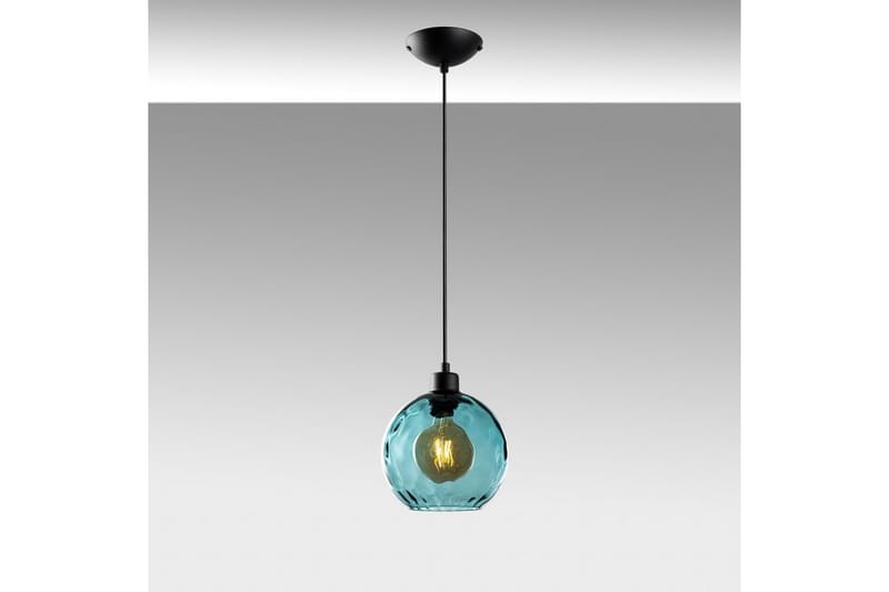 Loftlampe Mayur Blå / Sort - Blå / Sort - Belysning - Lamper & indendørsbelysning - Loftlampe - Pendellamper & hængelamper