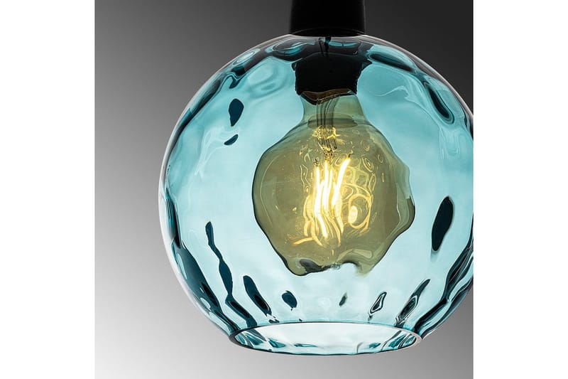 Loftlampe Mayur Blå / Sort - Blå / Sort - Belysning - Lamper & indendørsbelysning - Loftlampe - Pendellamper & hængelamper