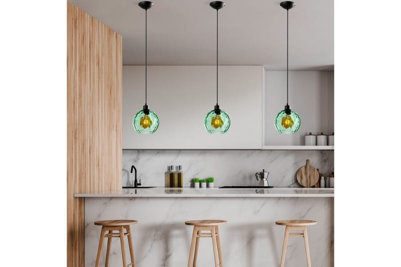 Loftlampe Mayur Grøn / Sort - Grøn / Sort - Belysning - Lamper & indendørsbelysning - Loftlampe - Pendellamper & hængelamper