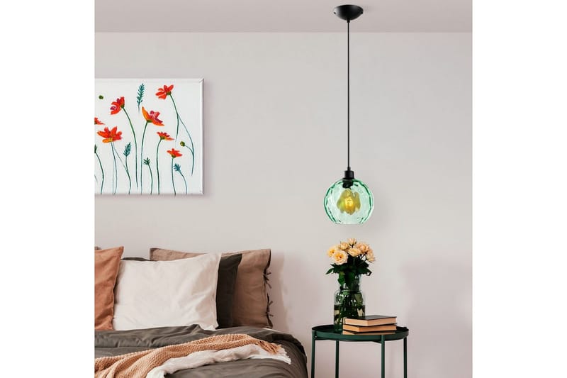 Loftlampe Mayur Grøn / Sort - Grøn / Sort - Belysning - Lamper & indendørsbelysning - Loftlampe - Pendellamper & hængelamper