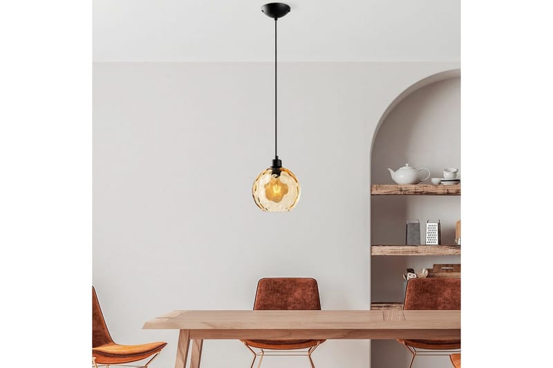 Loftlampe Mayur Gul / Sort - Gul / Sort - Belysning - Lamper & indendørsbelysning - Loftlampe - Pendellamper & hængelamper