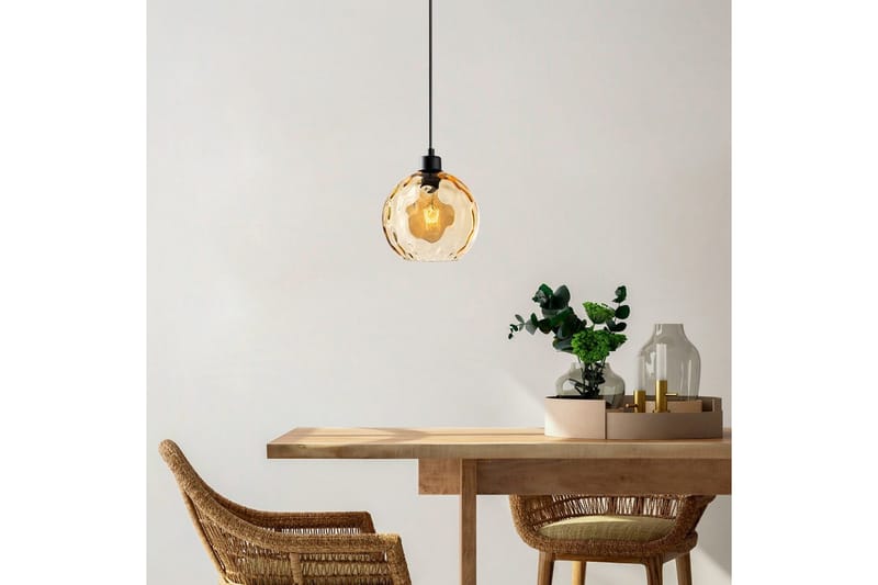 Loftlampe Mayur Gul / Sort - Gul / Sort - Belysning - Lamper & indendørsbelysning - Loftlampe - Pendellamper & hængelamper