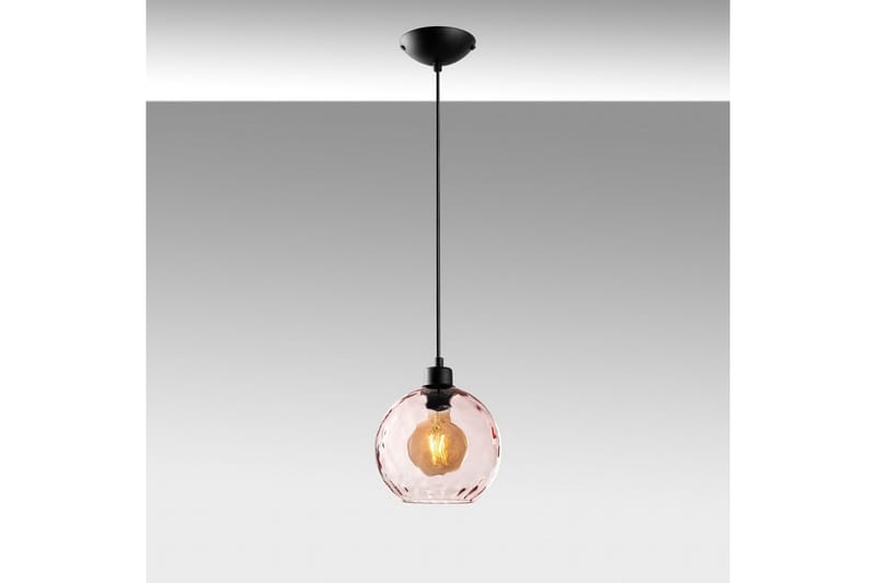 Loftlampe Mayur Lyserød / Sort - Lyserød / Sort - Belysning - Lamper & indendørsbelysning - Loftlampe - Pendellamper & hængelamper