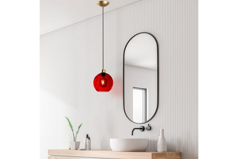 Loftlampe Mayur Rød / Rany - Rød / Rany - Belysning - Lamper & indendørsbelysning - Loftlampe - Pendellamper & hængelamper