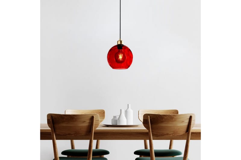 Loftlampe Mayur Rød / Rany - Rød / Rany - Belysning - Lamper & indendørsbelysning - Loftlampe - Pendellamper & hængelamper