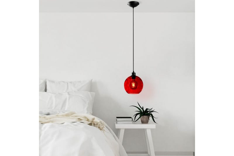 Loftlampe Mayur Rød / Sort - Rød / Sort - Belysning - Lamper & indendørsbelysning - Loftlampe - Pendellamper & hængelamper