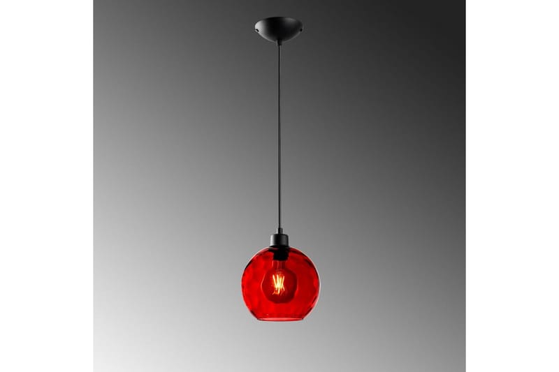 Loftlampe Mayur Rød / Sort - Rød / Sort - Belysning - Lamper & indendørsbelysning - Loftlampe - Pendellamper & hængelamper