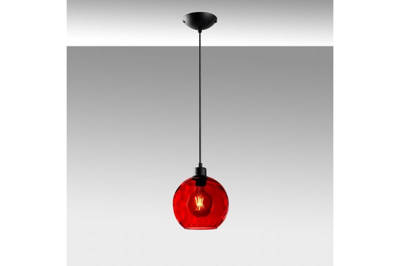 Loftlampe Mayur Rød / Sort - Rød / Sort - Belysning - Lamper & indendørsbelysning - Loftlampe - Pendellamper & hængelamper