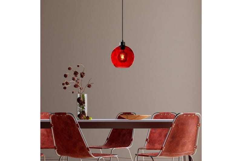 Loftlampe Mayur Rød / Sort - Rød / Sort - Belysning - Lamper & indendørsbelysning - Loftlampe - Pendellamper & hængelamper