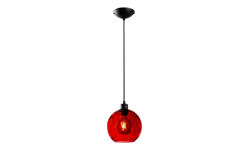 Loftlampe Mayur Rød / Sort - Rød / Sort - Belysning - Lamper & indendørsbelysning - Loftlampe - Pendellamper & hængelamper
