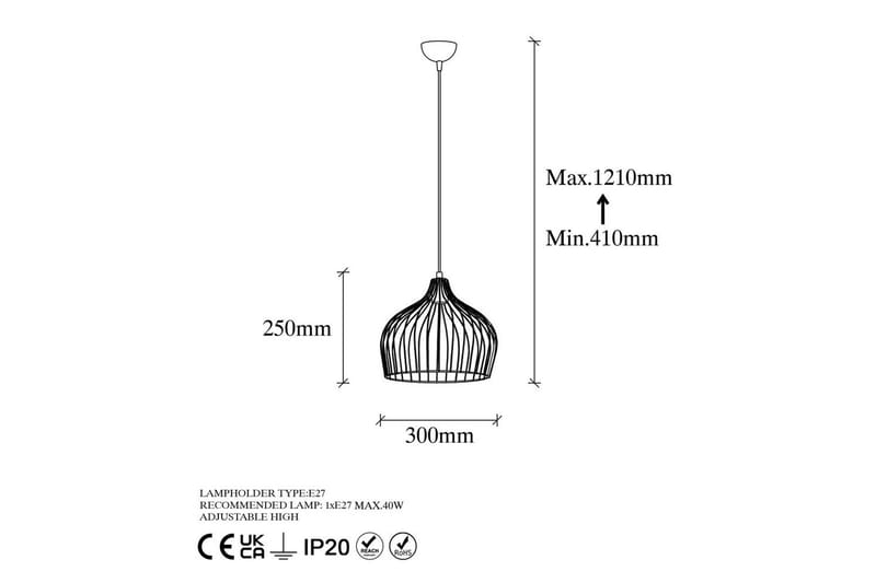 Loftlampe Meron Skinnende En Rany - Guld - Belysning - Lamper & indendørsbelysning - Loftlampe - Pendellamper & hængelamper