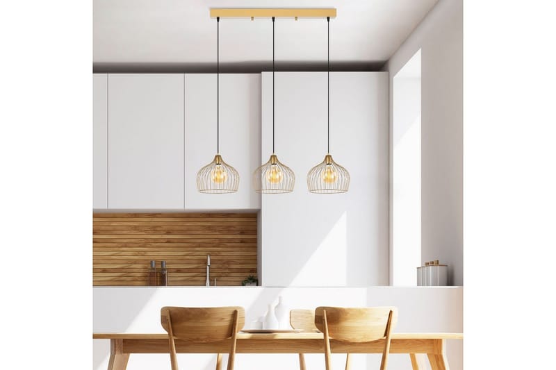 Loftlampe Meron Skinnende Rany Vandret - Guld - Belysning - Lamper & indendørsbelysning - Loftlampe - Pendellamper & hængelamper