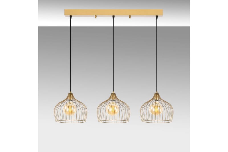 Loftlampe Meron Skinnende Rany Vandret - Guld - Belysning - Lamper & indendørsbelysning - Loftlampe - Pendellamper & hængelamper