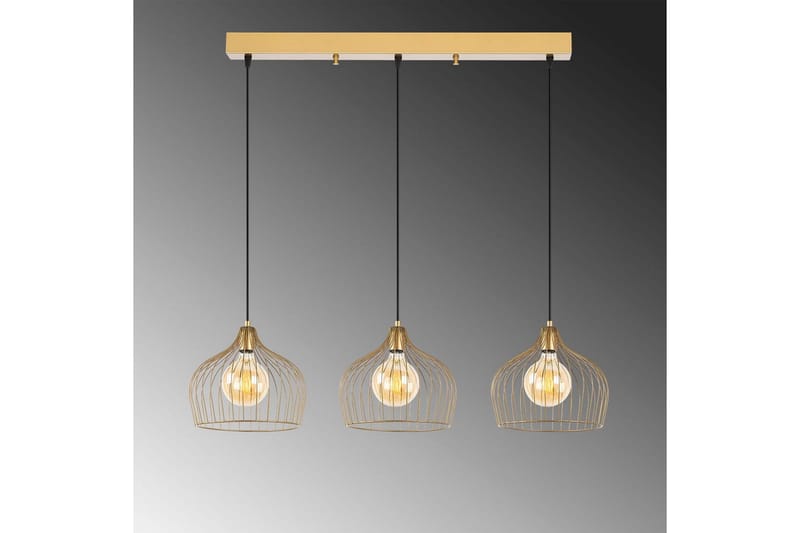 Loftlampe Meron Skinnende Rany Vandret - Guld - Belysning - Lamper & indendørsbelysning - Loftlampe - Pendellamper & hængelamper