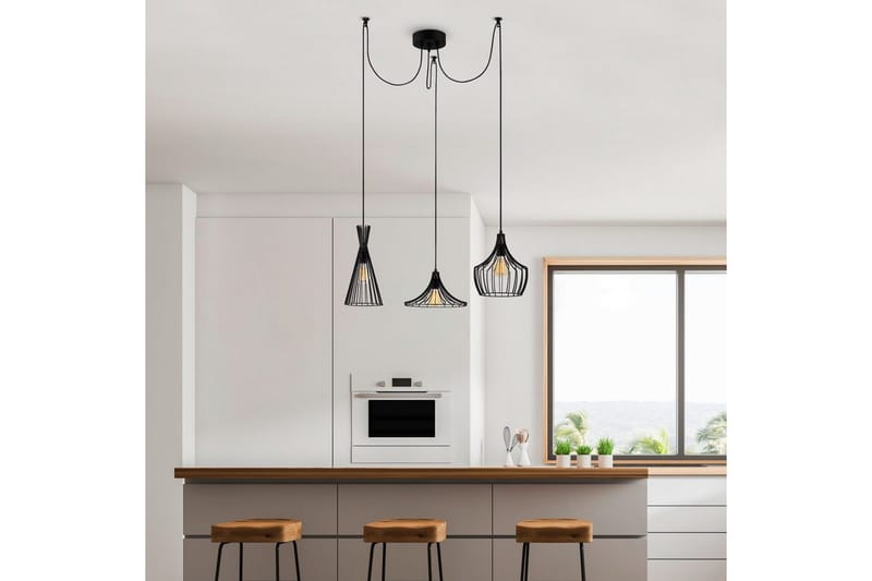 Loftlampe Mezopotamya Sort - Sort - Belysning - Lamper & indendørsbelysning - Loftlampe - Pendellamper & hængelamper