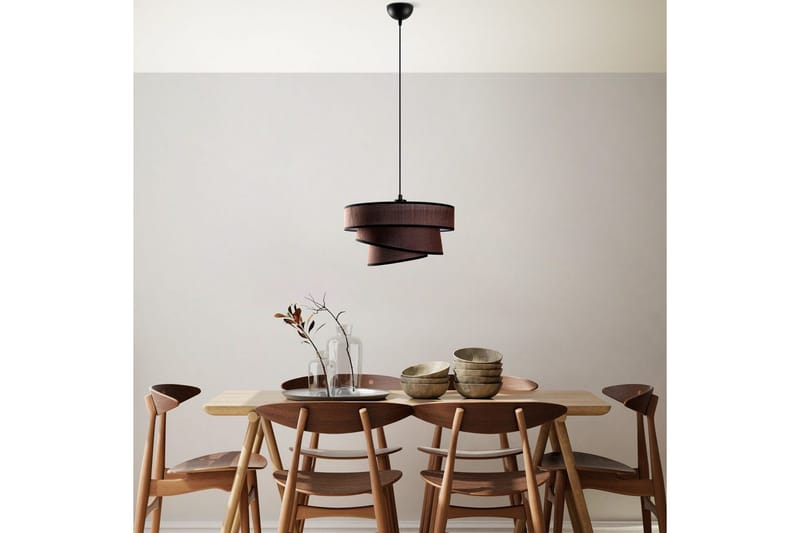 Loftlampe Miwako Mørk Brun - Mørk Brun - Belysning - Lamper & indendørsbelysning - Loftlampe - Pendellamper & hængelamper
