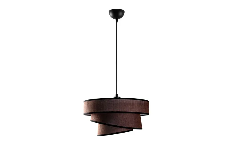 Loftlampe Miwako Mørk Brun, Mørk Brun