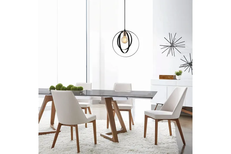 Loftlampe Munel Sort - Sort - Belysning - Lamper & indendørsbelysning - Loftlampe - Pendellamper & hængelamper