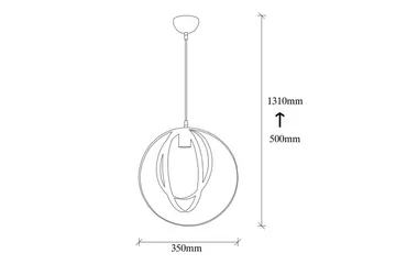Loftlampe Munel Sort - Sort - Belysning - Lamper & indendørsbelysning - Loftlampe - Pendellamper & hængelamper