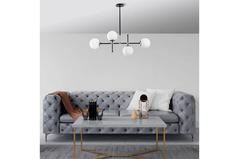 Loftlampe Narwani Ulamere Black / White - Sort/Hvid - Belysning - Lamper & indendørsbelysning - Loftlampe - Pendellamper & hængelamper