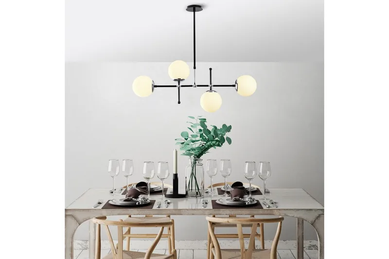 Loftlampe Narwani Ulamere Black / White - Sort/Hvid - Belysning - Lamper & indendørsbelysning - Loftlampe - Pendellamper & hængelamper