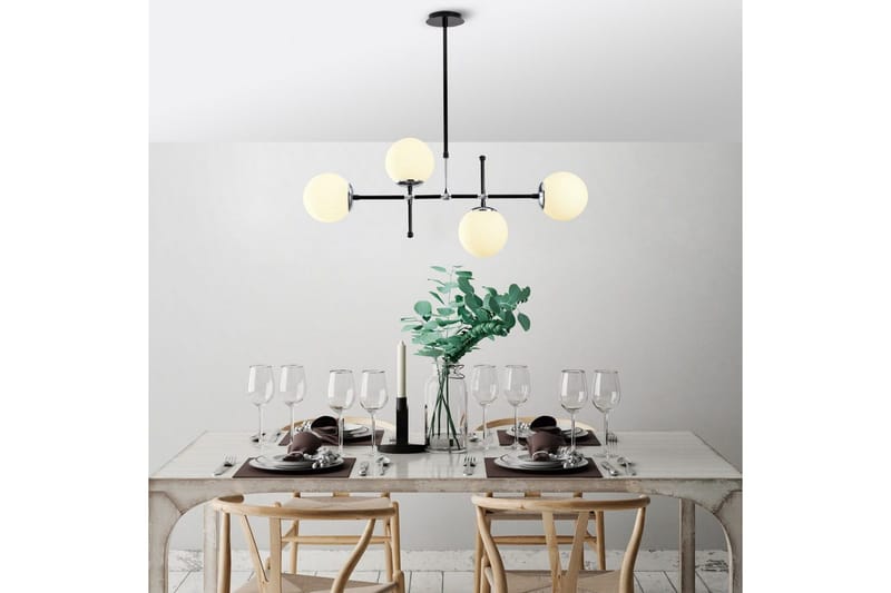 Loftlampe Narwani Ulamere Black / White - Sort/Hvid - Belysning - Lamper & indendørsbelysning - Loftlampe - Pendellamper & hængelamper