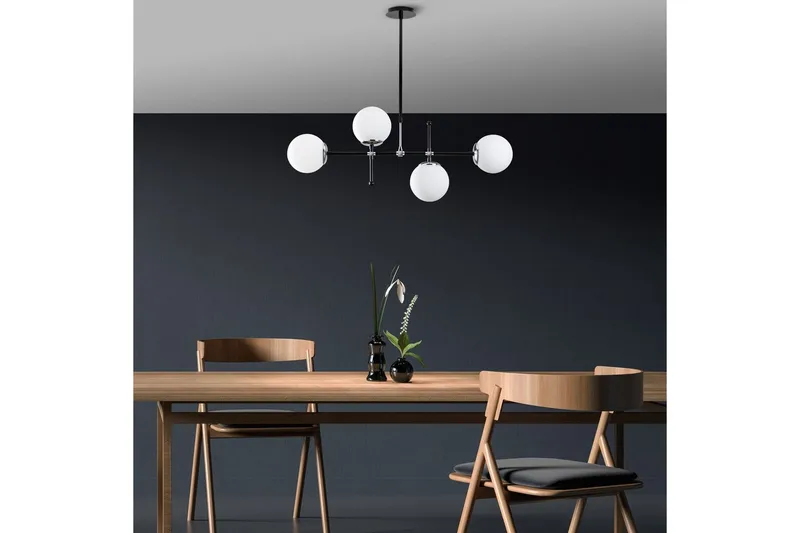 Loftlampe Narwani Ulamere Black / White - Sort/Hvid - Belysning - Lamper & indendørsbelysning - Loftlampe - Pendellamper & hængelamper