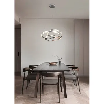Loftlampe Nuria - Børstet stål - Belysning - Lamper & indendørsbelysning - Loftlampe - Pendellamper & hængelamper