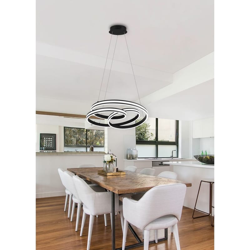 Loftlampe Nuria - Mat sort - Belysning - Lamper & indendørsbelysning - Loftlampe - Pendellamper & hængelamper