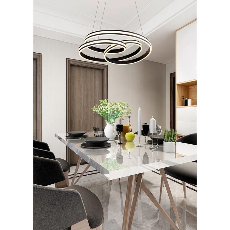 Loftlampe Nuria - Mat sort - Belysning - Lamper & indendørsbelysning - Loftlampe - Pendellamper & hængelamper