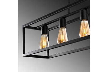 Loftlampe Orika Horisontal Sort - Sort - Belysning - Lamper & indendørsbelysning - Loftlampe - Pendellamper & hængelamper