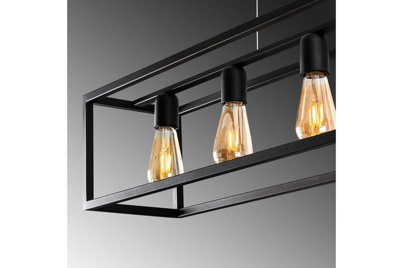 Loftlampe Orika Horisontal Sort - Sort - Belysning - Lamper & indendørsbelysning - Loftlampe - Pendellamper & hængelamper