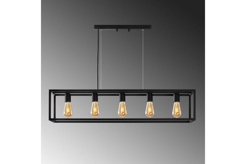 Loftlampe Orika Horisontal Sort - Sort - Belysning - Lamper & indendørsbelysning - Loftlampe - Pendellamper & hængelamper