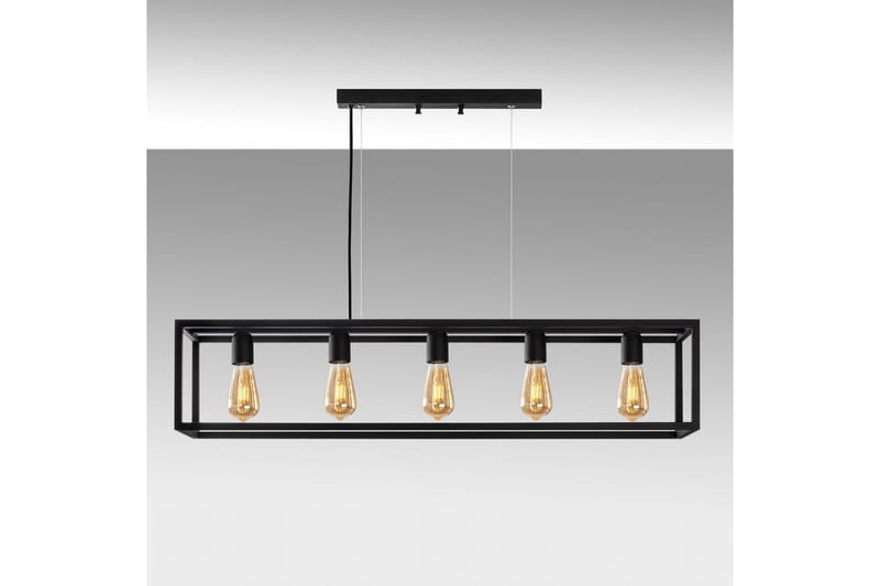 Loftlampe Orika Horisontal Sort - Sort - Belysning - Lamper & indendørsbelysning - Loftlampe - Pendellamper & hængelamper