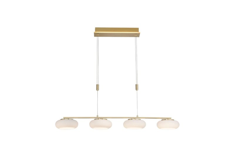 Loftlampe Q-Etienne - 20x200x108,5 cm, Messing Mat - Belysning - Lamper & indendørsbelysning - Loftlampe - Pendellamper & hængelamper