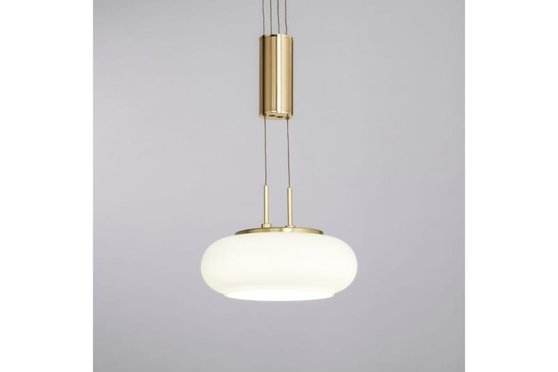 Loftlampe Q-Etienne - 20x200x65 cm, Messing Mat - Belysning - Lamper & indendørsbelysning - Loftlampe - Pendellamper & hængelamper