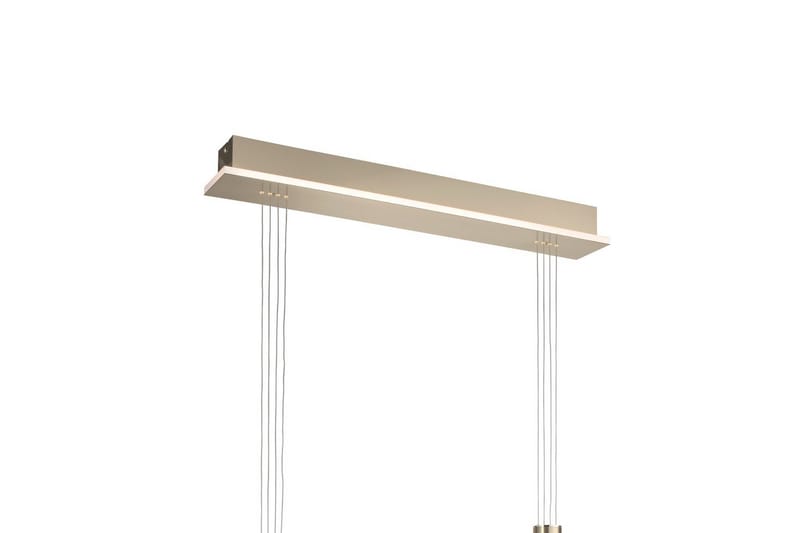 Loftlampe Q-Etienne - 20x200x65 cm, Messing Mat - Belysning - Lamper & indendørsbelysning - Loftlampe - Pendellamper & hængelamper