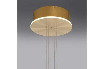 Loftlampe Q-Etienne - 35x200x35 cm, Messing Mat - Belysning - Lamper & indendørsbelysning - Loftlampe - Pendellamper & hængelamper